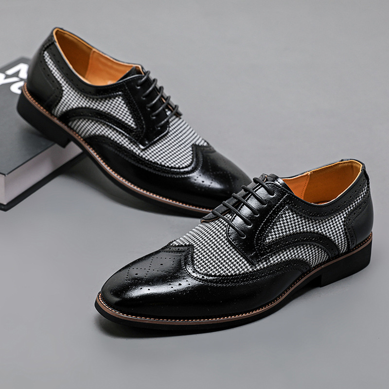 Regent Houndstooth Oxford Shoes