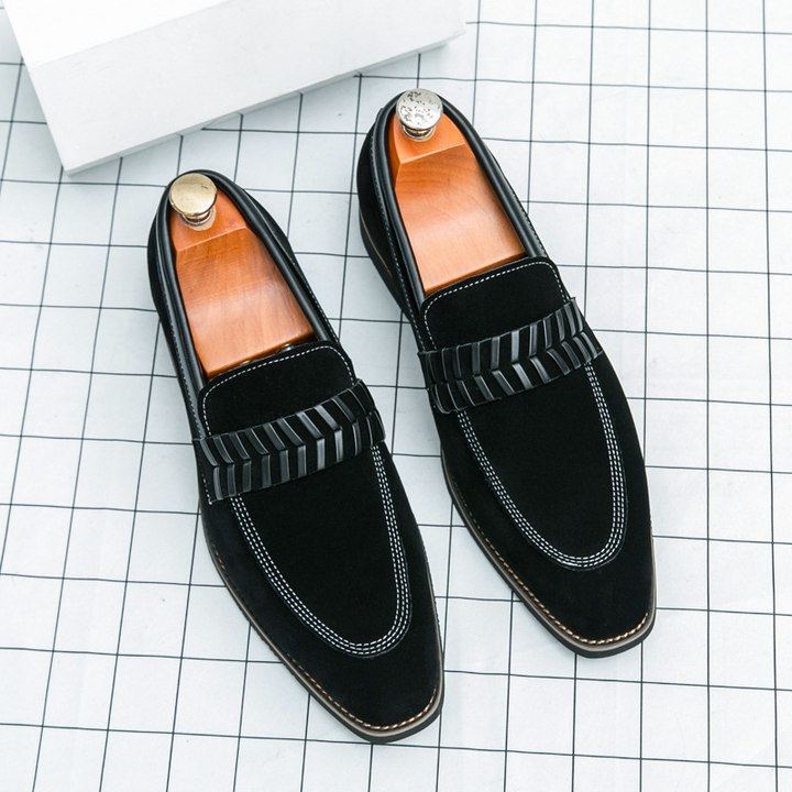 Oxford Suede Dress Loafers