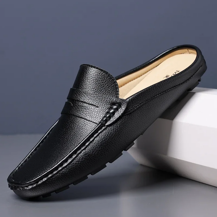 Morandi Genuine Leather Loafers