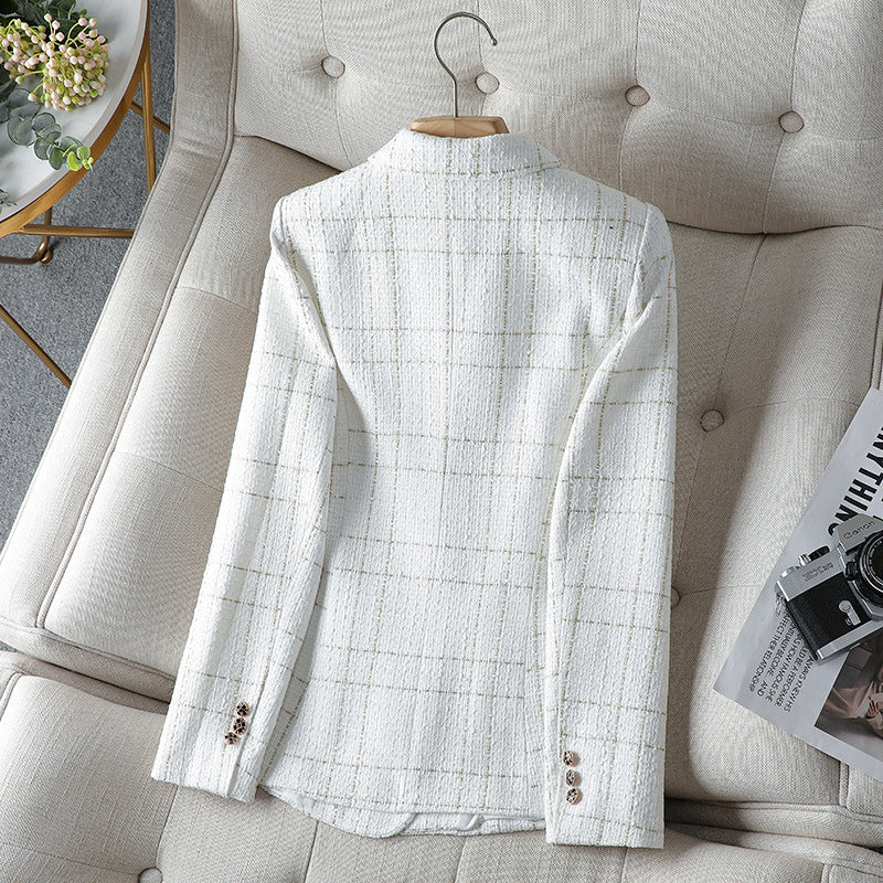 CELINA™ PLAID BLAZER