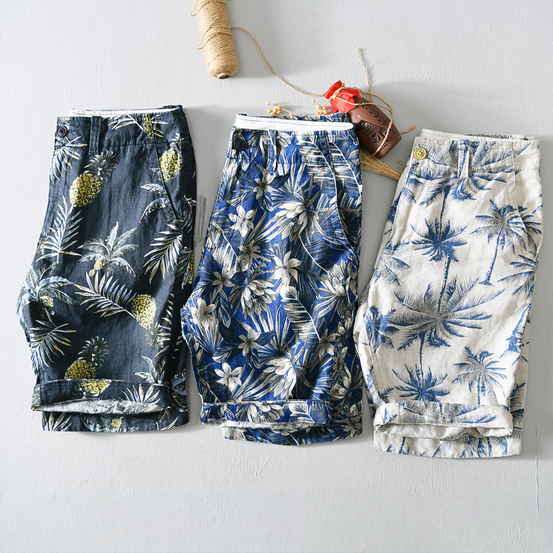 Havana Linen Tropical Shorts