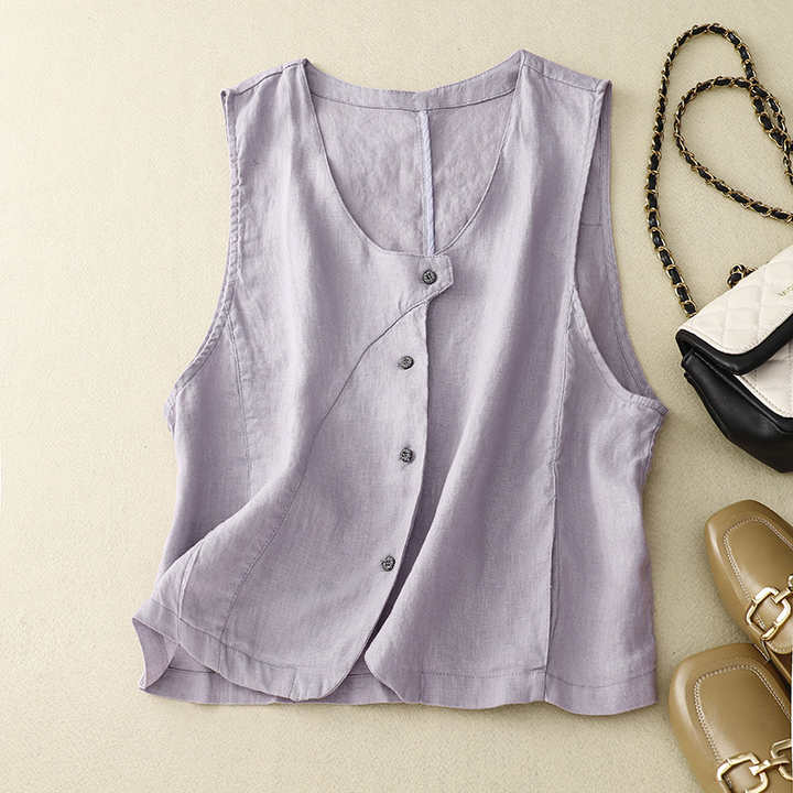 Noa Amari Linen Vest