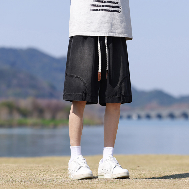 Jaden Flipped Denim Shorts