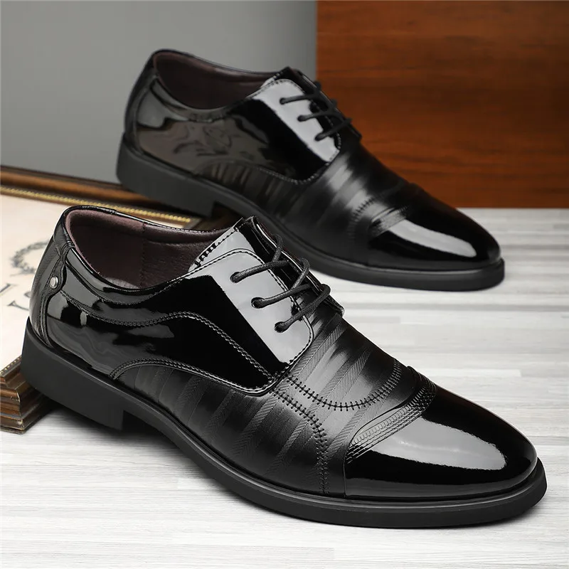 Italiana Patent Leather Loafers