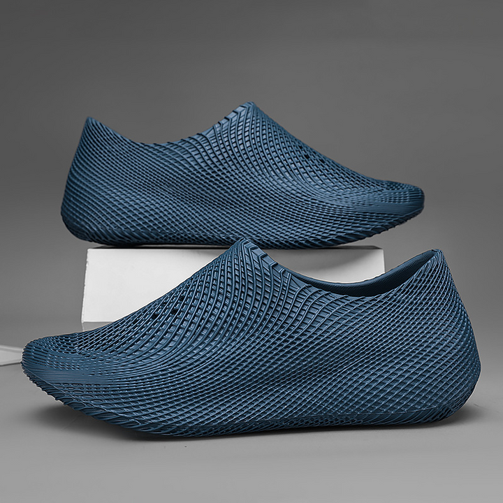 Astra Futuristic Mesh Slip-Ons