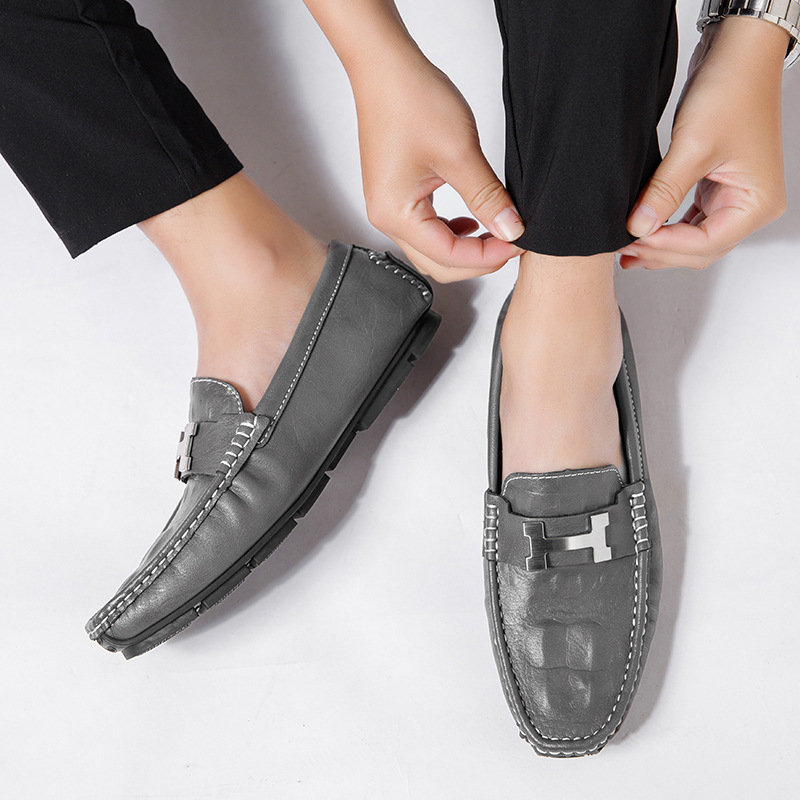 Strada Genuine Leather Loafers