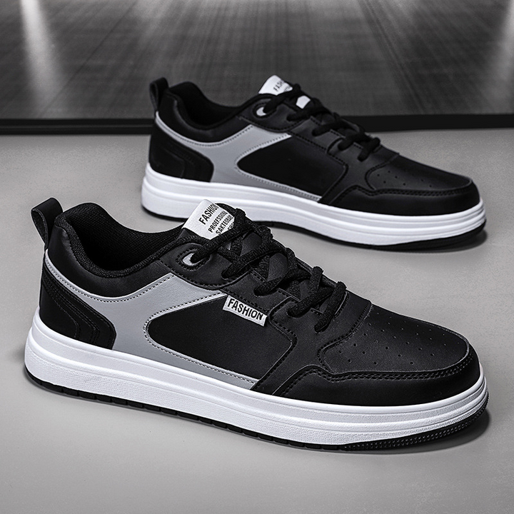 Urban Pulse Leather Sneakers