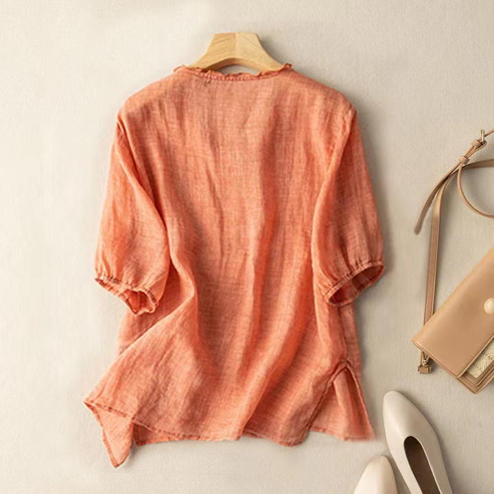 Anne Ackerman Linen Blouse