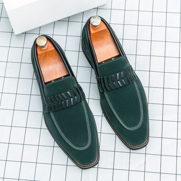 Oxford Suede Dress Loafers