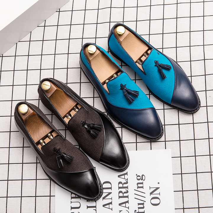 Milano Genuine Leather Tassel Loafers