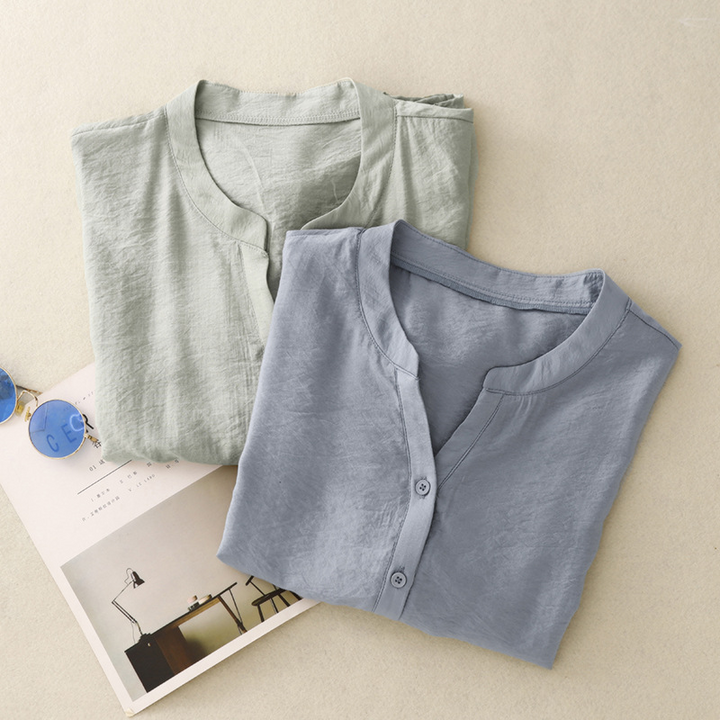 Emilia Linen Top