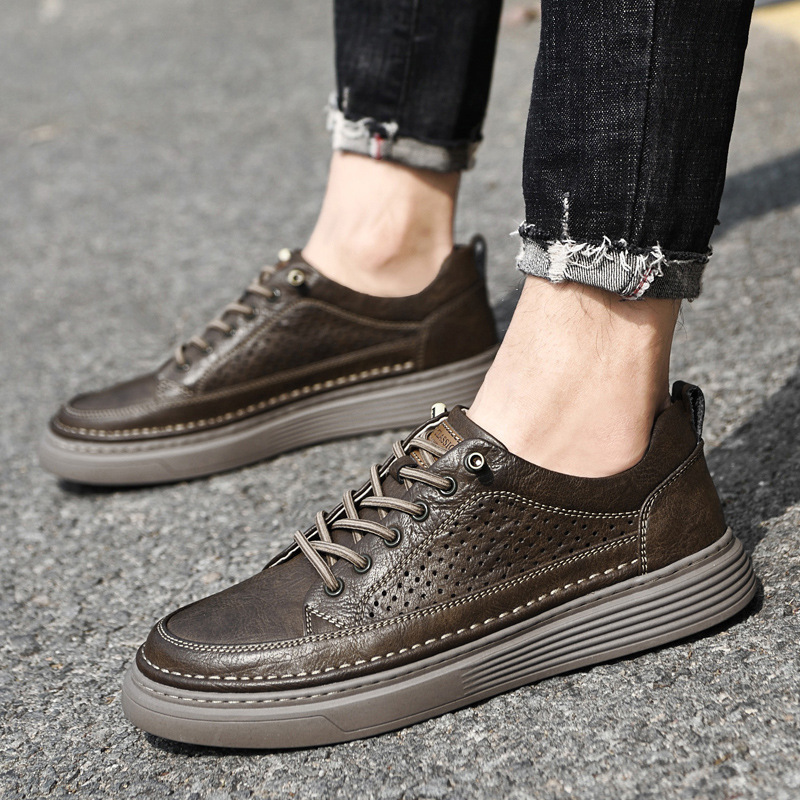 Lucca Genuine Leather Sneakers