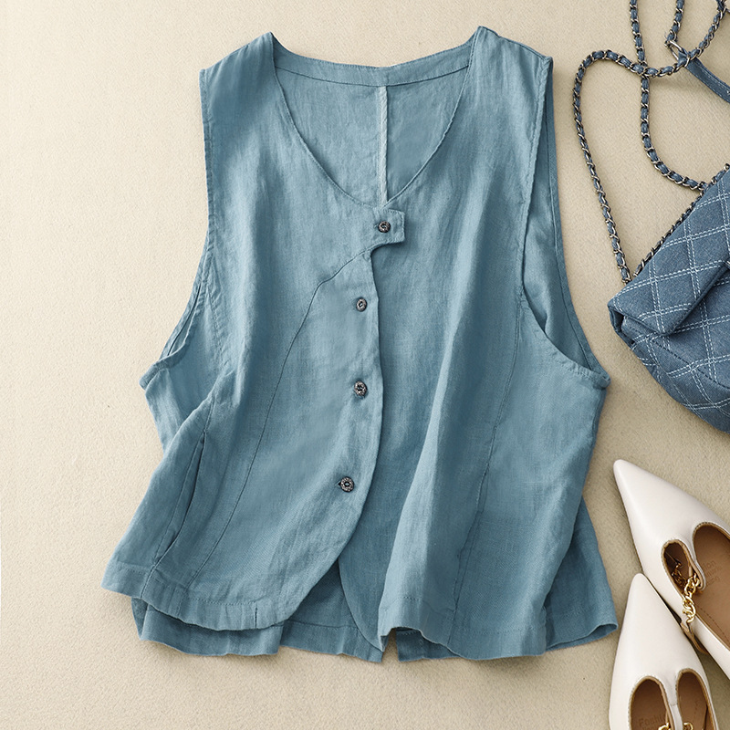 Noa Amari Linen Vest