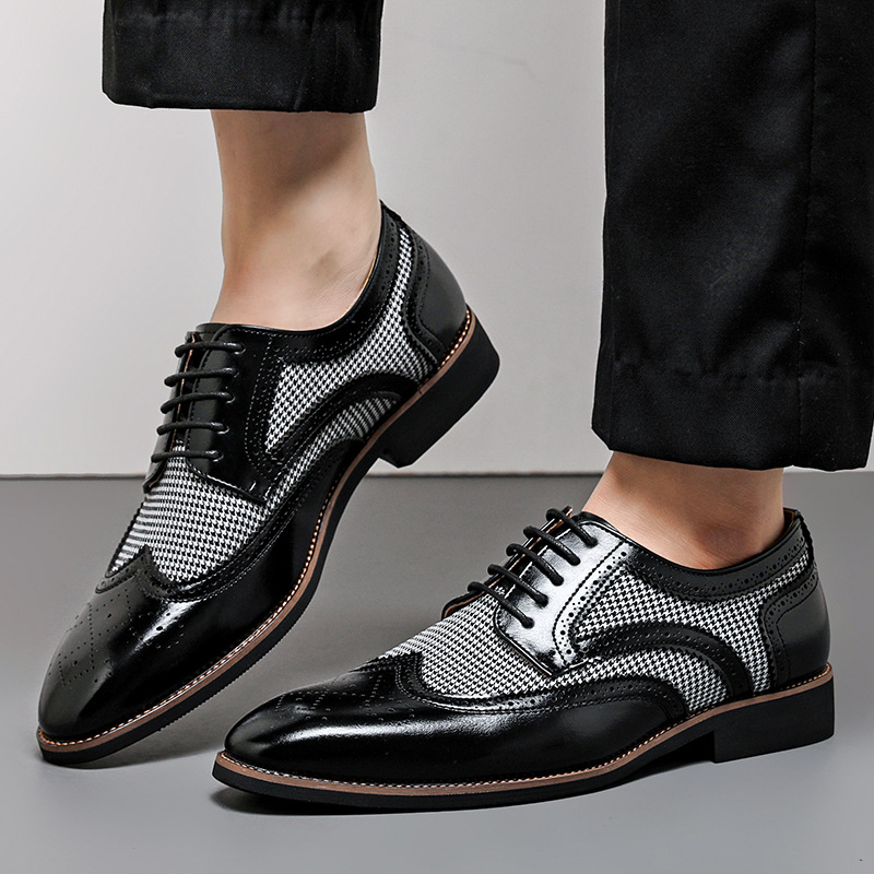 Regent Houndstooth Oxford Shoes