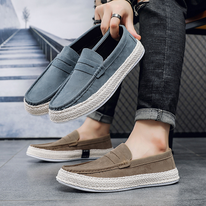 Marinelli Suede Penny Loafers