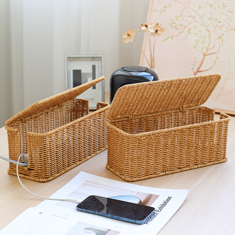 Rattan Cable Organizer