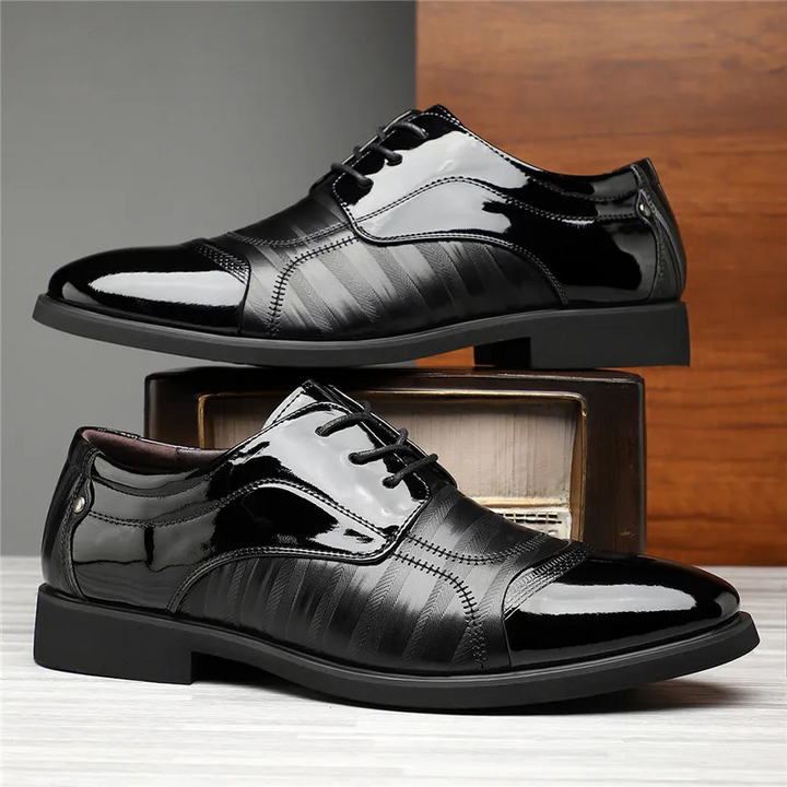 Italiana Patent Leather Loafers