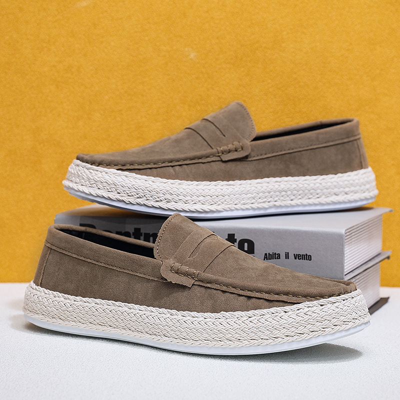 Marinelli Suede Penny Loafers