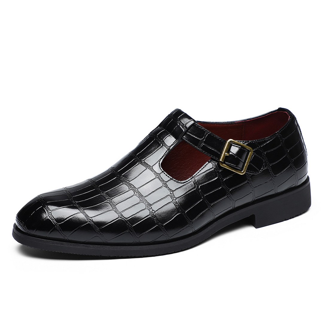 Moretti Leather Buckle Shoes
