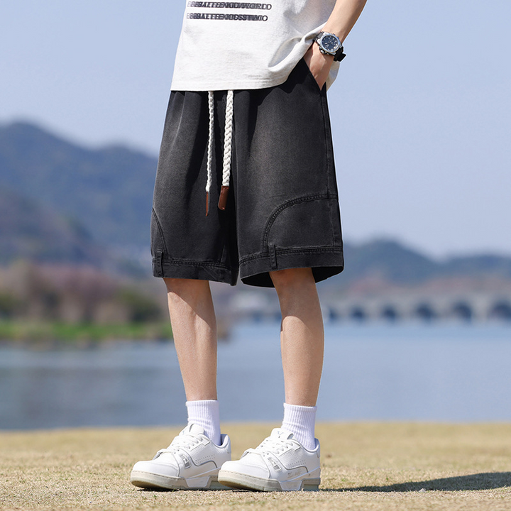 Jaden Flipped Denim Shorts