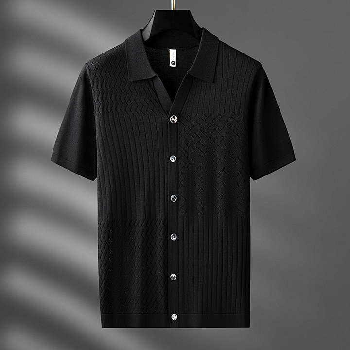 Grayson Textured Knit Shirt