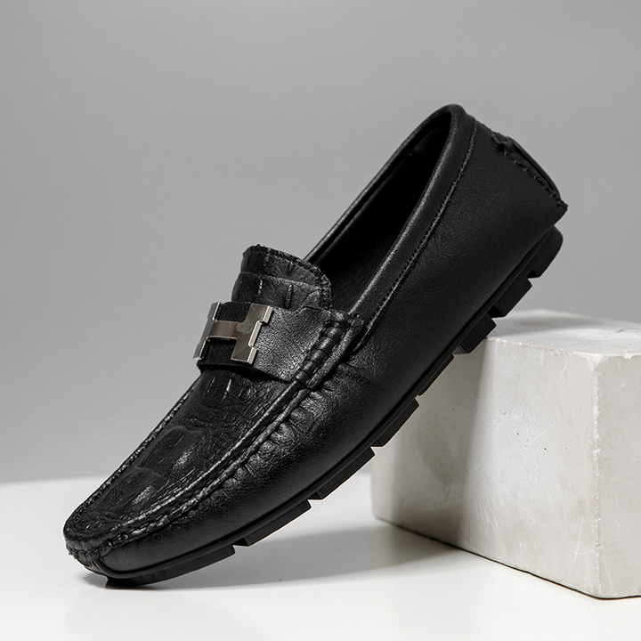 Strada Genuine Leather Loafers