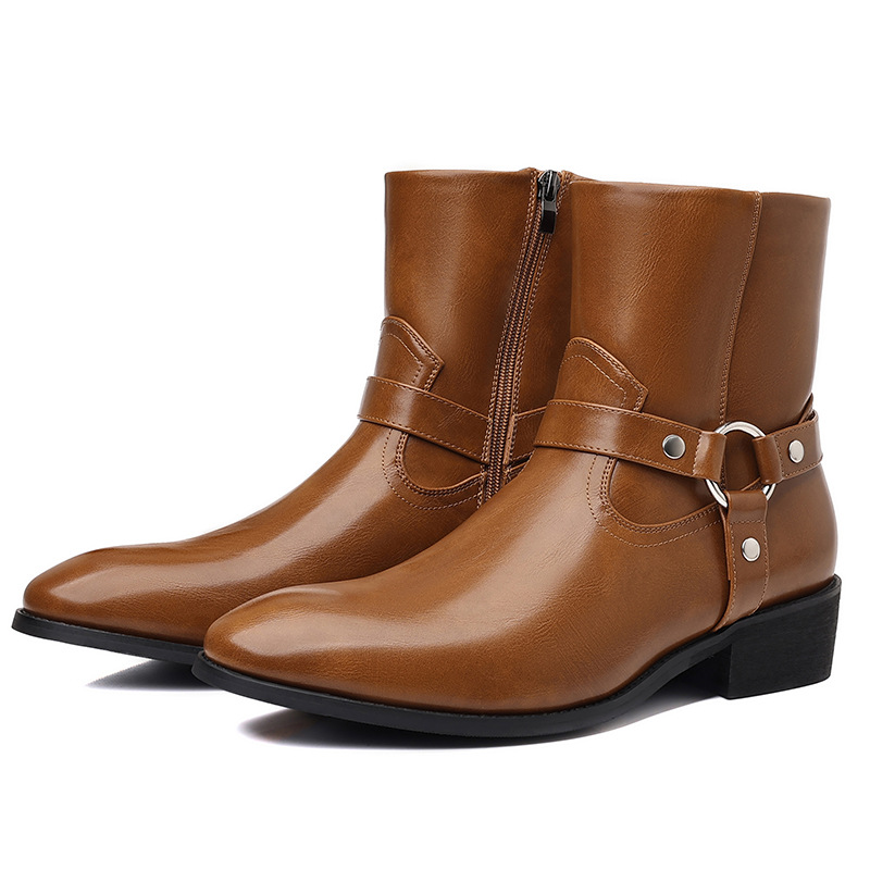 Moretti Genuine Leather Boots