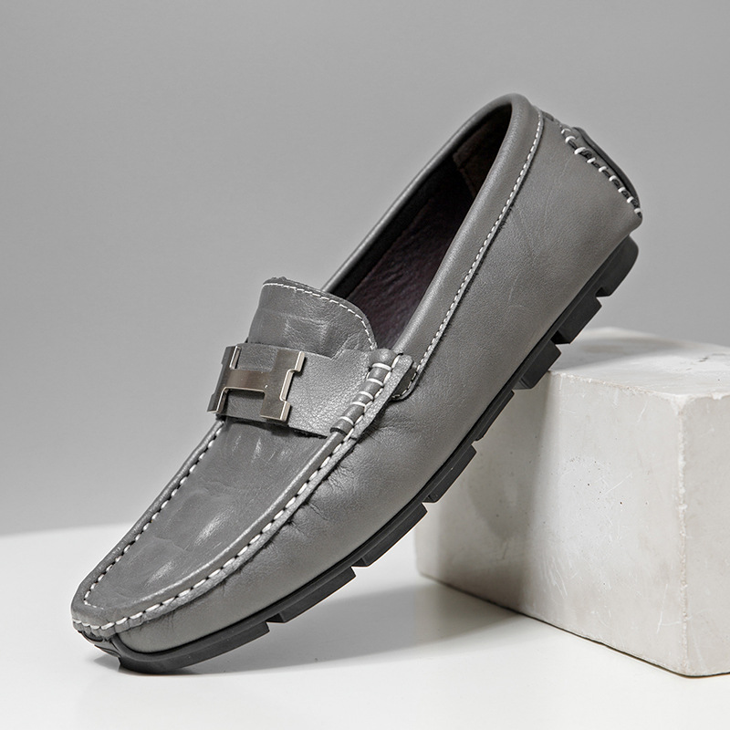 Strada Genuine Leather Loafers