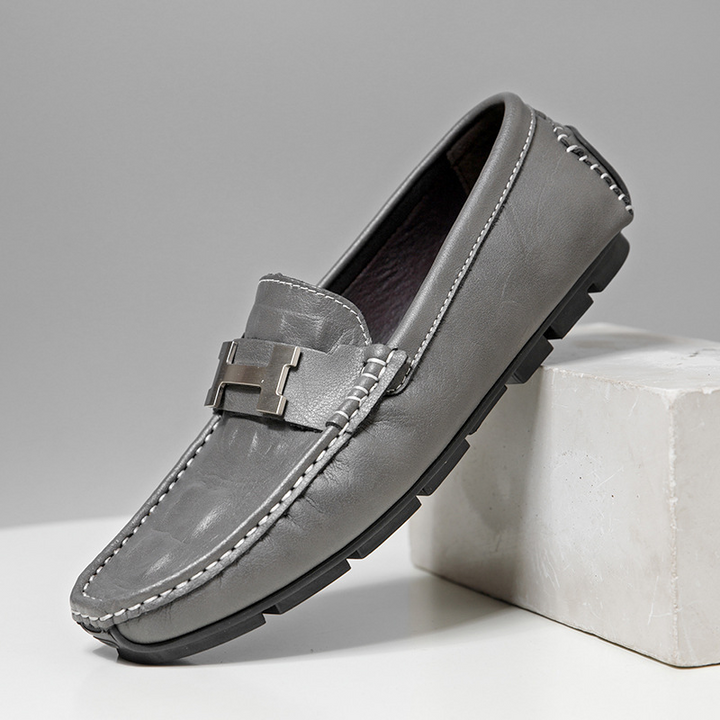 Strada Genuine Leather Loafers