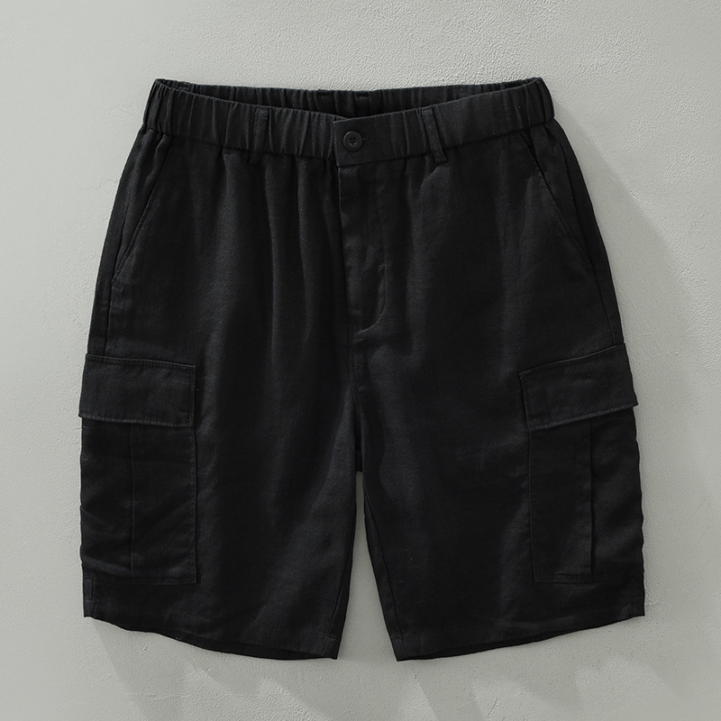 Positano Linen Cargo Shorts