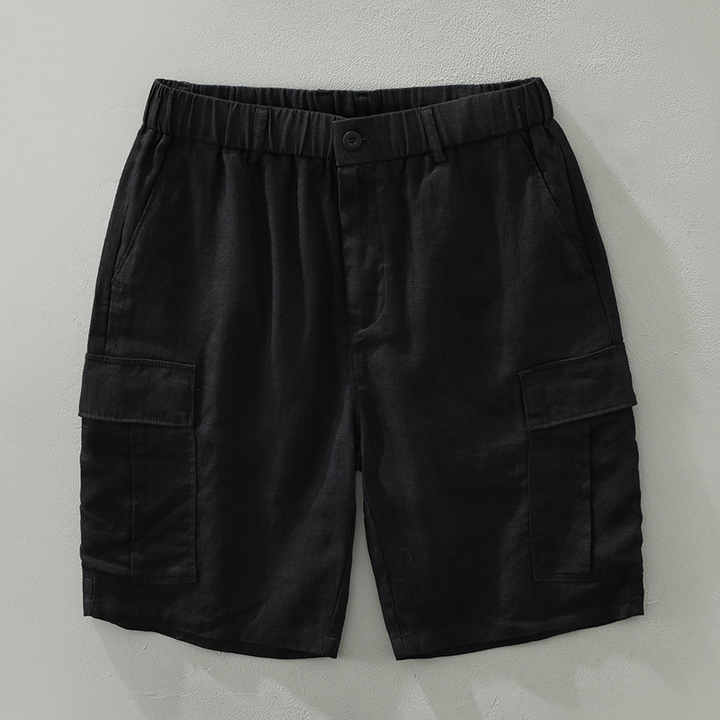 Positano Linen Cargo Shorts