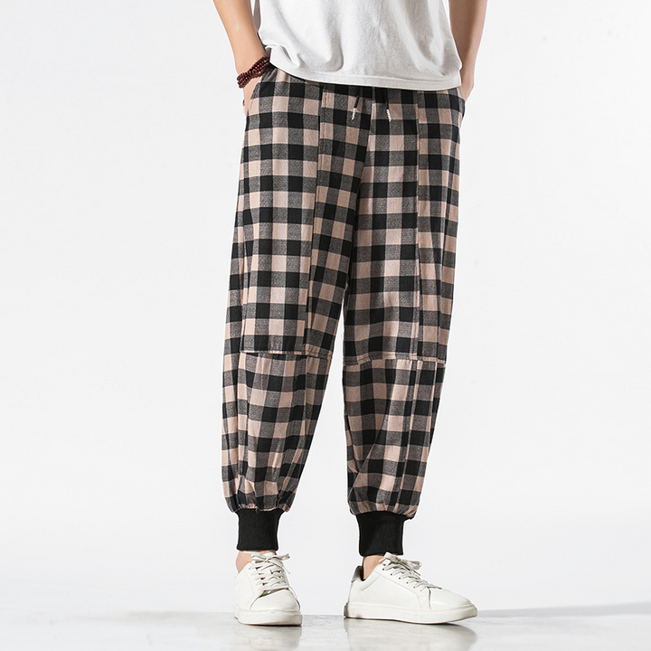 Carter Check Joggers