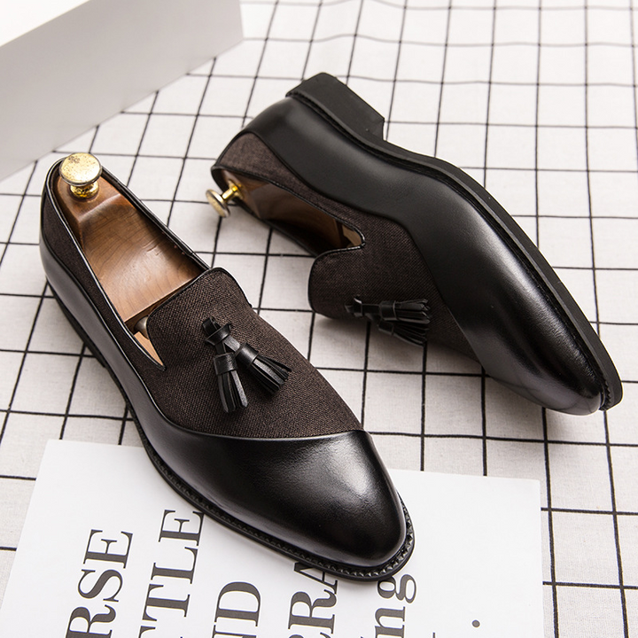 Milano Genuine Leather Tassel Loafers