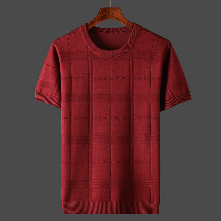 Bergamo Checked Knit Tee