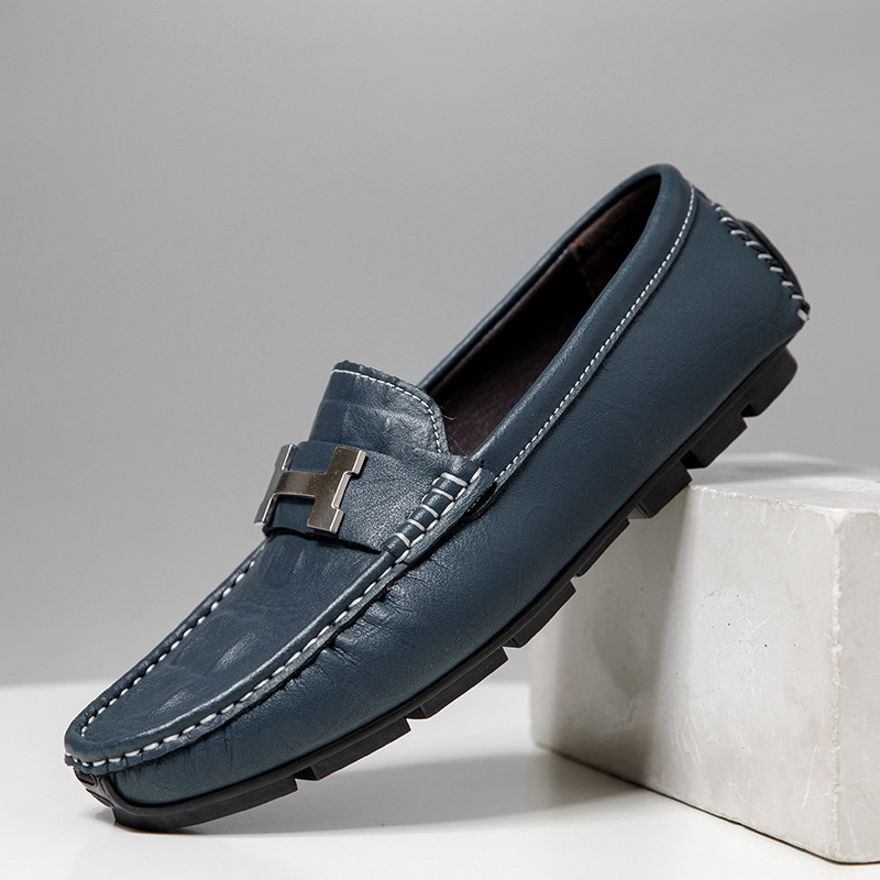 Strada Genuine Leather Loafers