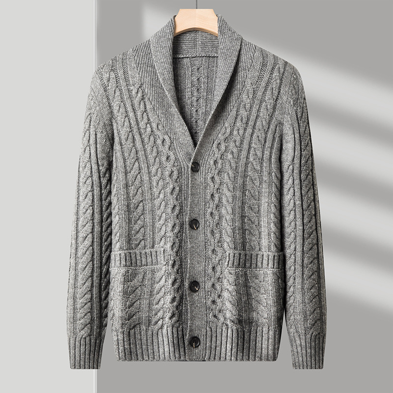 Elias Merino Wool Cardigan