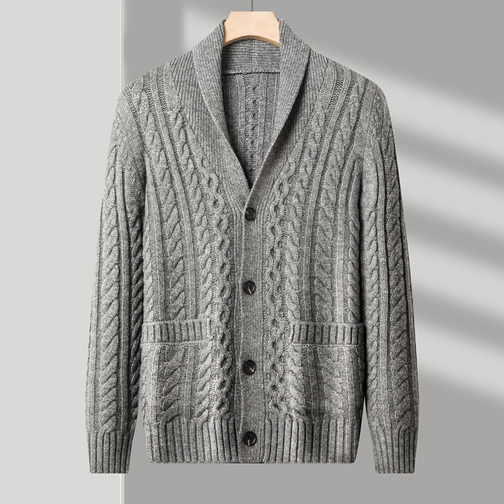 Elias Merino Wool Cardigan
