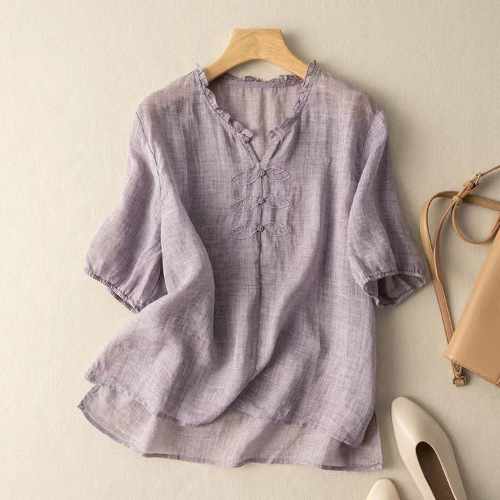 Anne Ackerman Linen Blouse