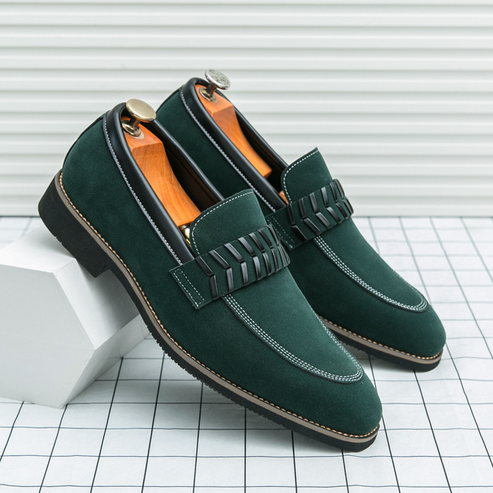Oxford Suede Dress Loafers