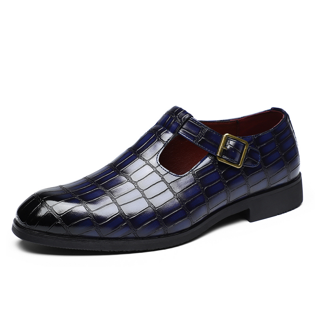 Moretti Leather Buckle Shoes