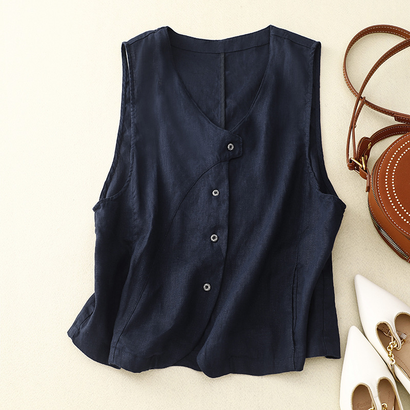 Noa Amari Linen Vest