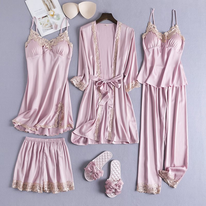 Hailey Satin Intimates Set