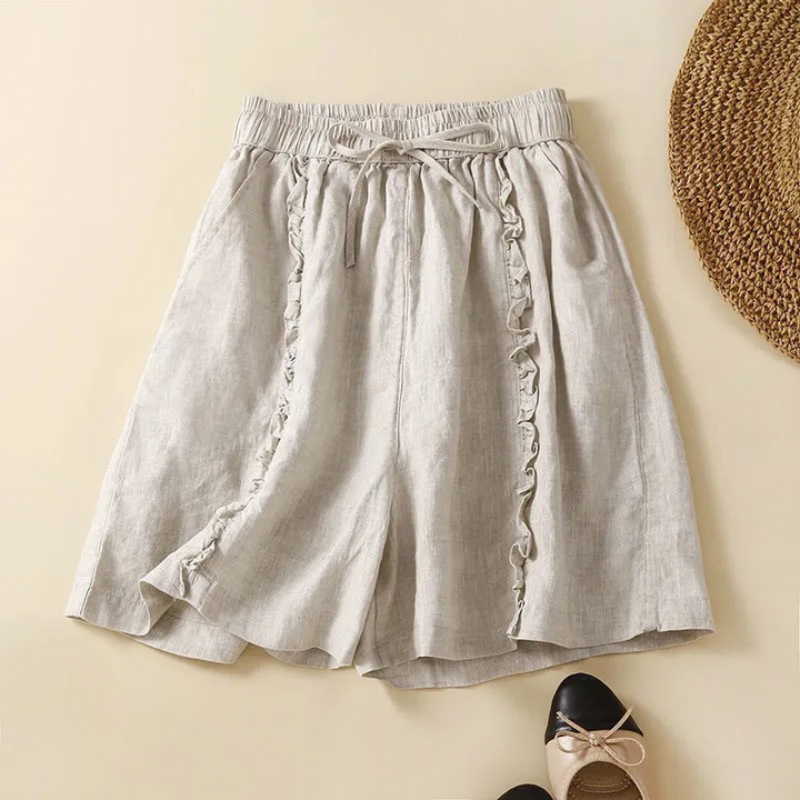 Petit Colette Cotton Linen Shorts