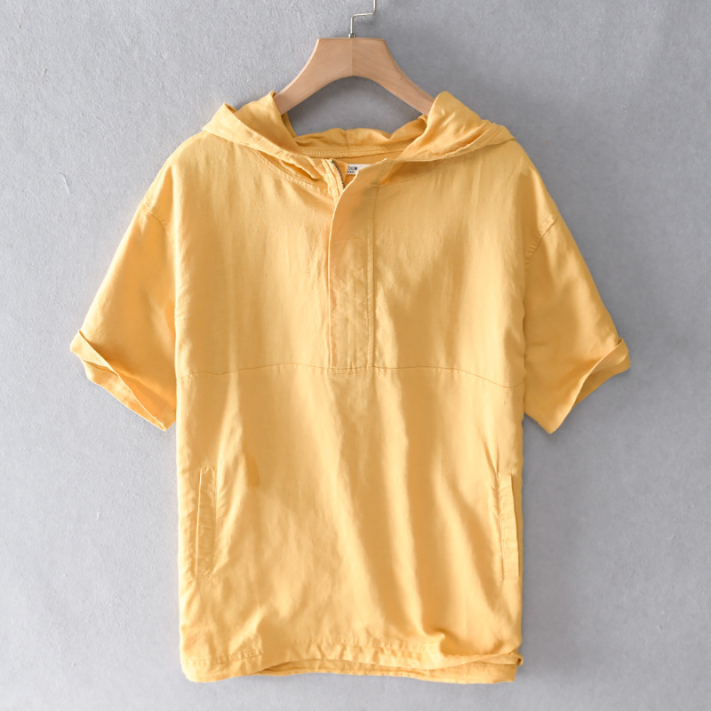 Evercrest Linen Hoodie Shirt