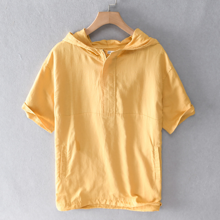 Evercrest Linen Hoodie Shirt