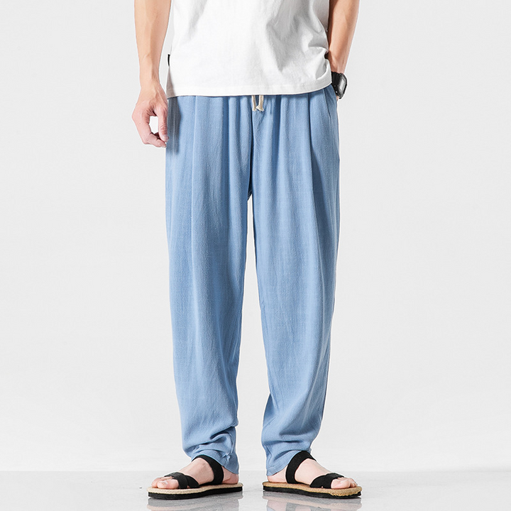Nikolai Relaxed Linen Pants