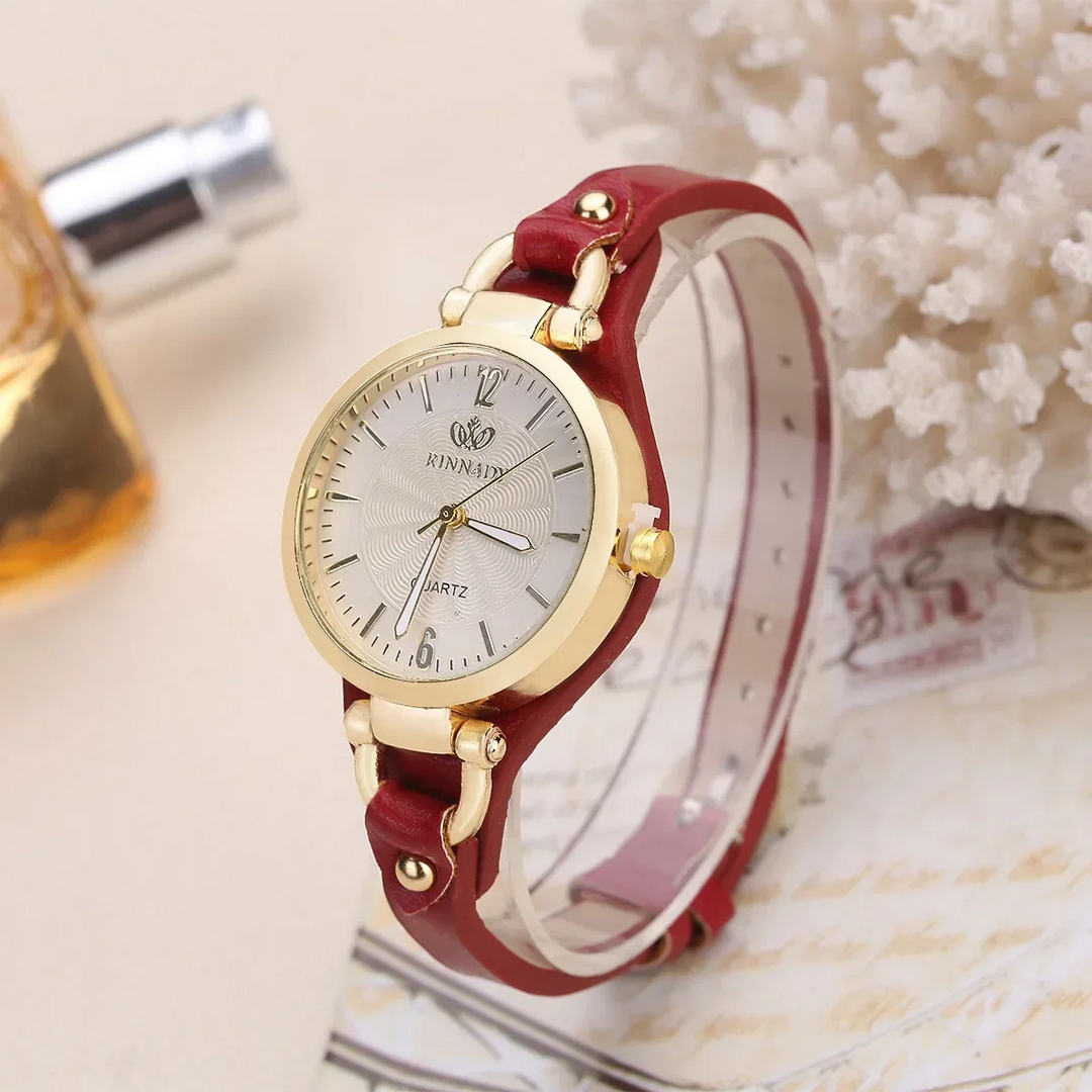Audrey Classic Leather Watch