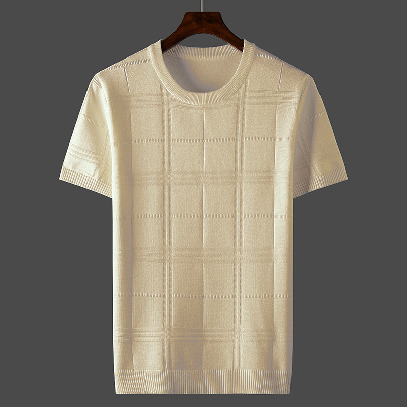Bergamo Checked Knit Tee
