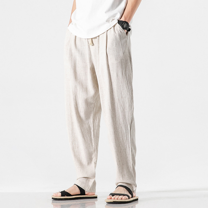 Nikolai Relaxed Linen Pants