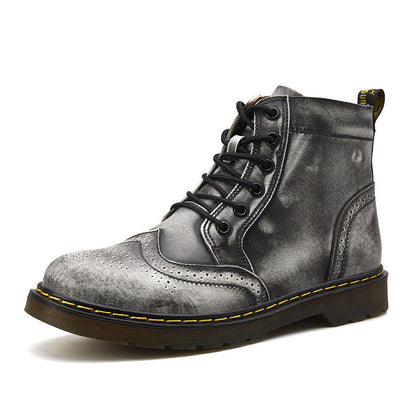 Apollo Leather Brogue Boots